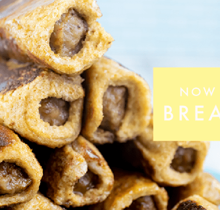 Twisting Up Breakfast with Sausage French Toast Roll-Ups Recipe