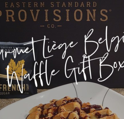 Eastern Standard Provisions Gourmet Liège Belgian Waffle Gift Box is Luxury At It's Core