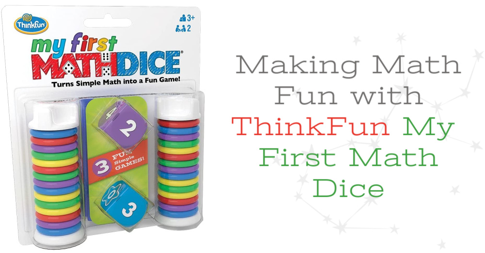 Making Math Fun with ThinkFun My First Math Dice Review & Giveaway