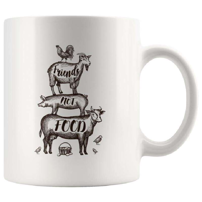 Panvola Friends Not Food Mug