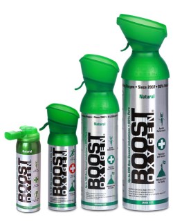 Boost Oxygen is 95% pure, Aviator’s Breathing Oxygen.