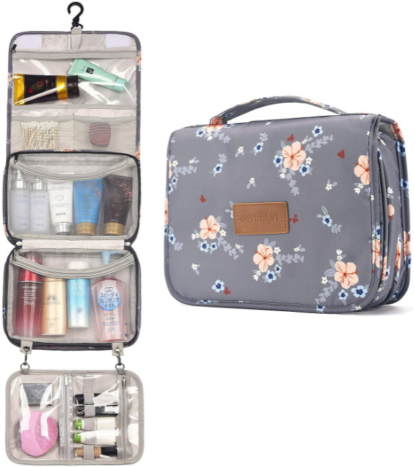 Travel Must Haves for Women - Hanging Travel Makeup Bag